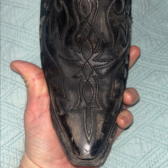 Dan Post Hallie Black Leather women’s Western Boots size 9 - Picture 7 of 10